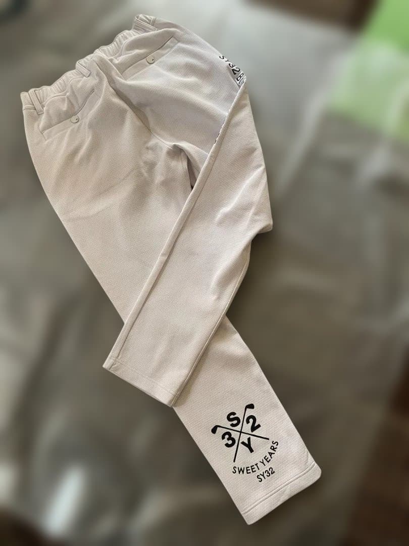 SWEET YEARS メッシュホワイトパンツ Lサイズ - メルカリ