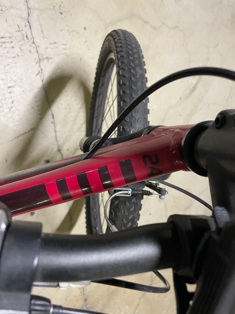 Trek マウンテンバイク 赤 24インチ 出来れば直接引き取り希望 - メルカリ