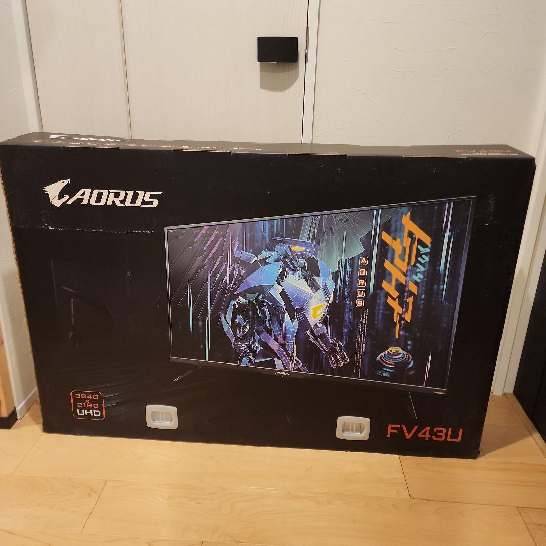 GIGABYTE AORUS FV43U 43インチ 4Kゲーミングモニター AORUS FV43U Gaming Monitor - GIGABYTE Global