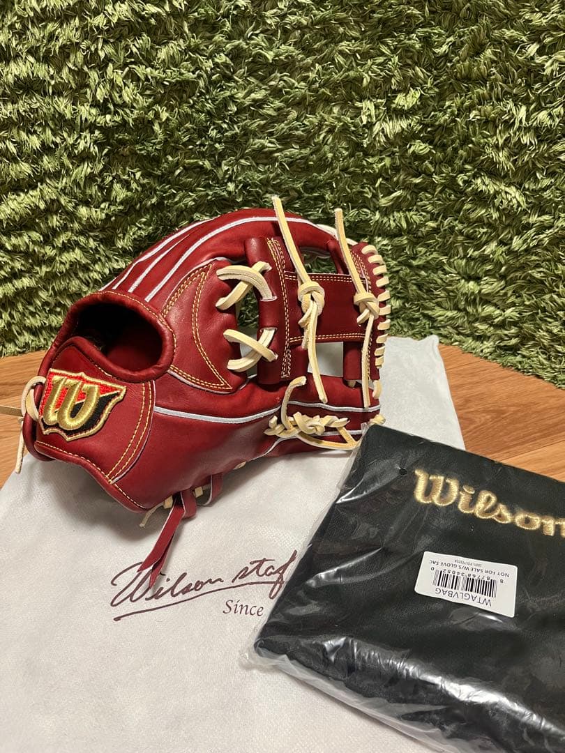 ウィルソンスタッフ 硬式グラブ 1723型 ブリック×キャメル紐 野球 ウィルソン 硬式グローブ 硬式 グローブ グラブ 硬式用 一般用