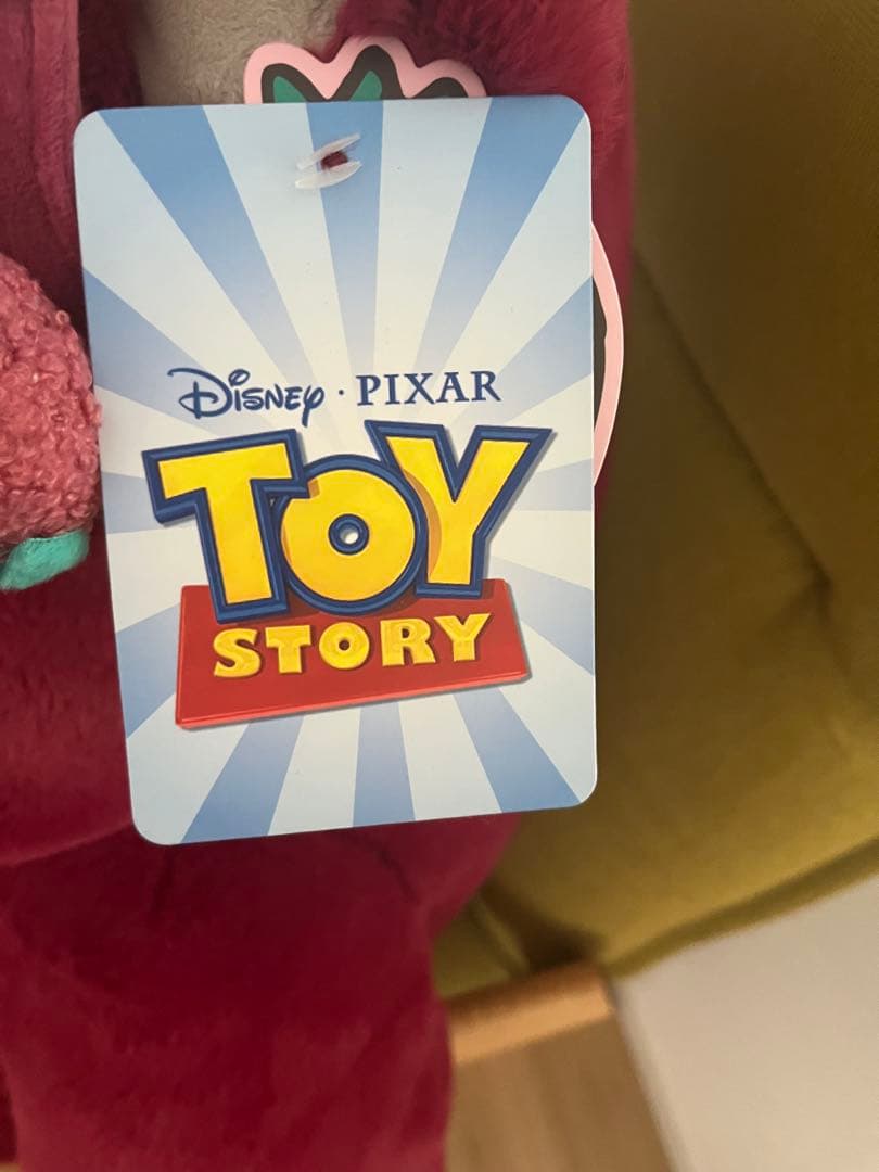 特大80cm トイストーリー☆ロッツォぬいぐるみ・大判ブランケット付き