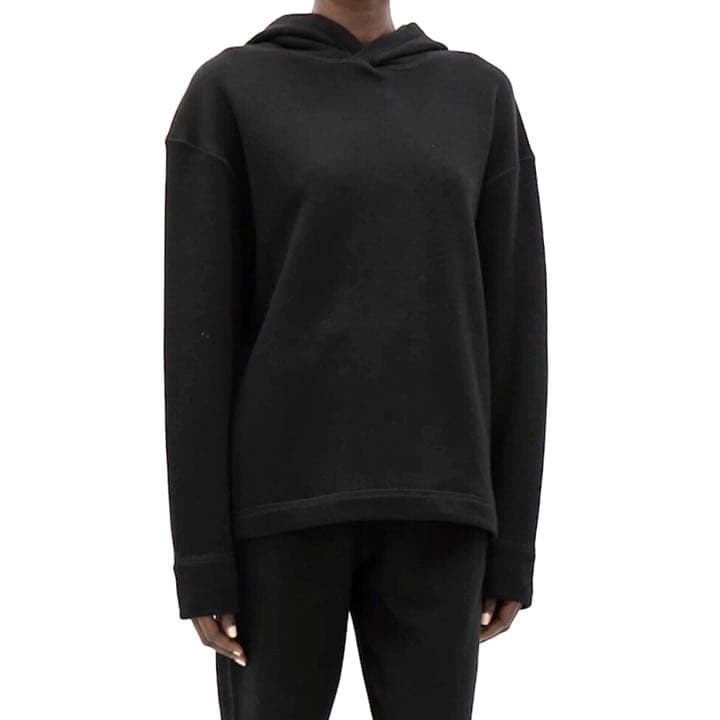 新品 The Row ザ ロウ ザロウ スウェット パーカー ブラック XS 黒