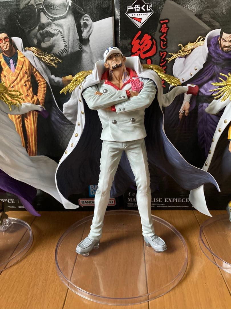 一番くじ ワンピース 絶対的正義 A~D賞 セット 赤犬 黄猿 藤虎 緑牛