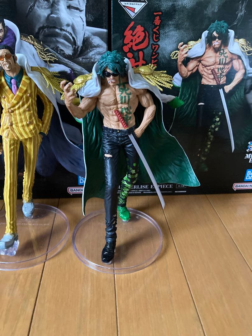 一番くじ ワンピース 絶対的正義 A~D賞 セット 赤犬 黄猿 藤虎 緑牛