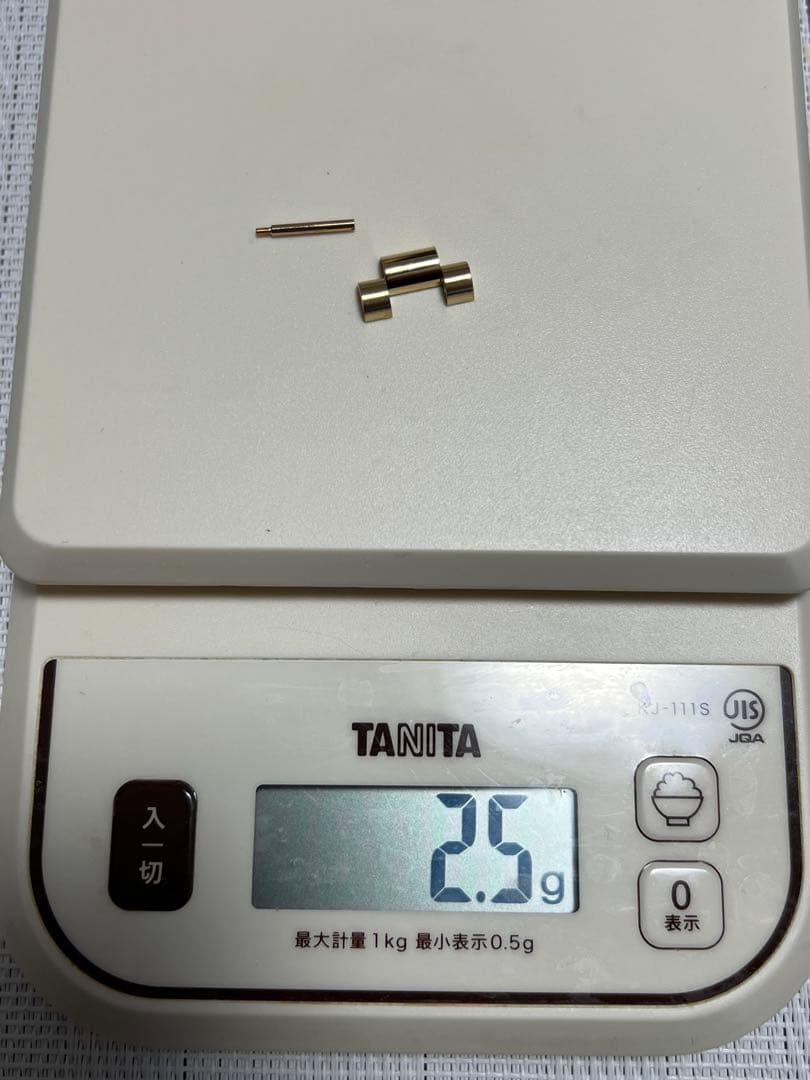 正規品　美品　ロレックス 時計 K18 金無垢 ROLEX 駒 2.5g