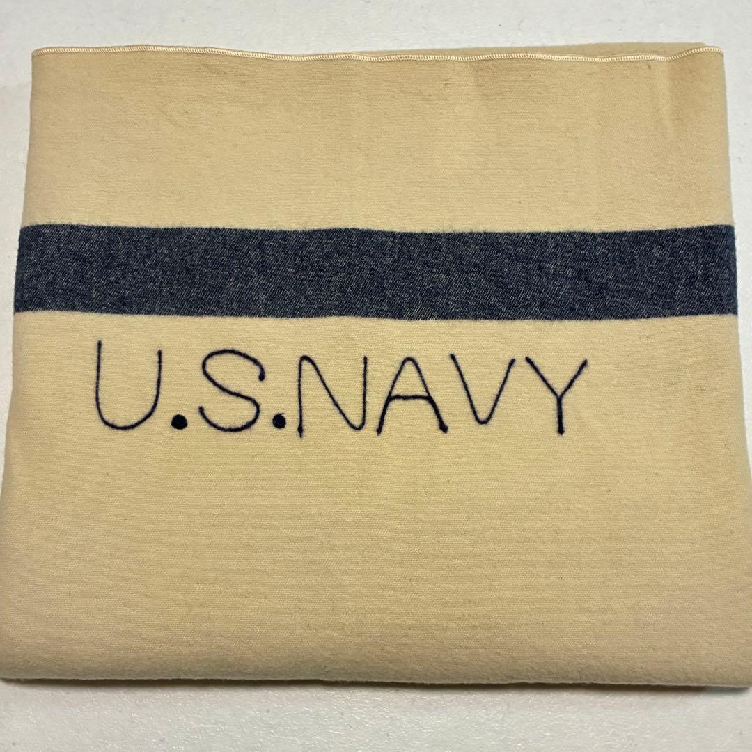 40's～ Vintage U.S.NAVY ウール メディカル ブランケット