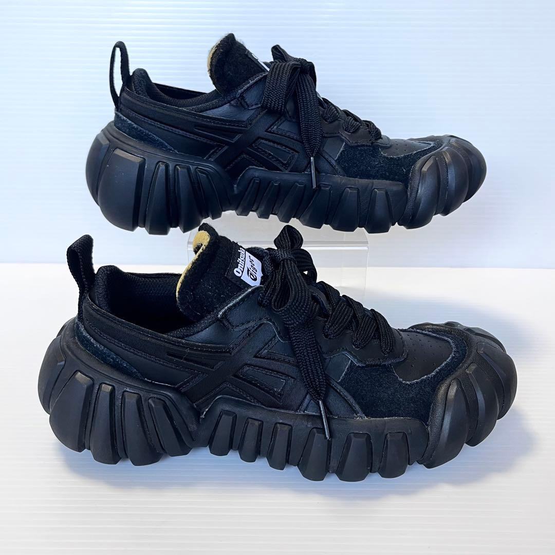 美品✨ オニツカタイガー デンティグレ LS オールブラック 23.0cm