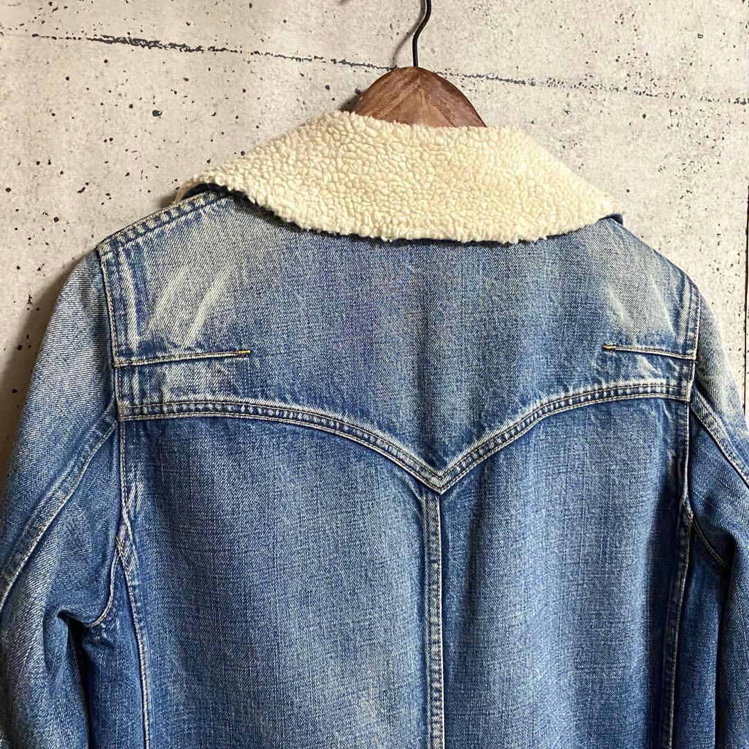 07AW☆野口強着 ナンバーナイン デニム ランチコート ボアジャケット 2