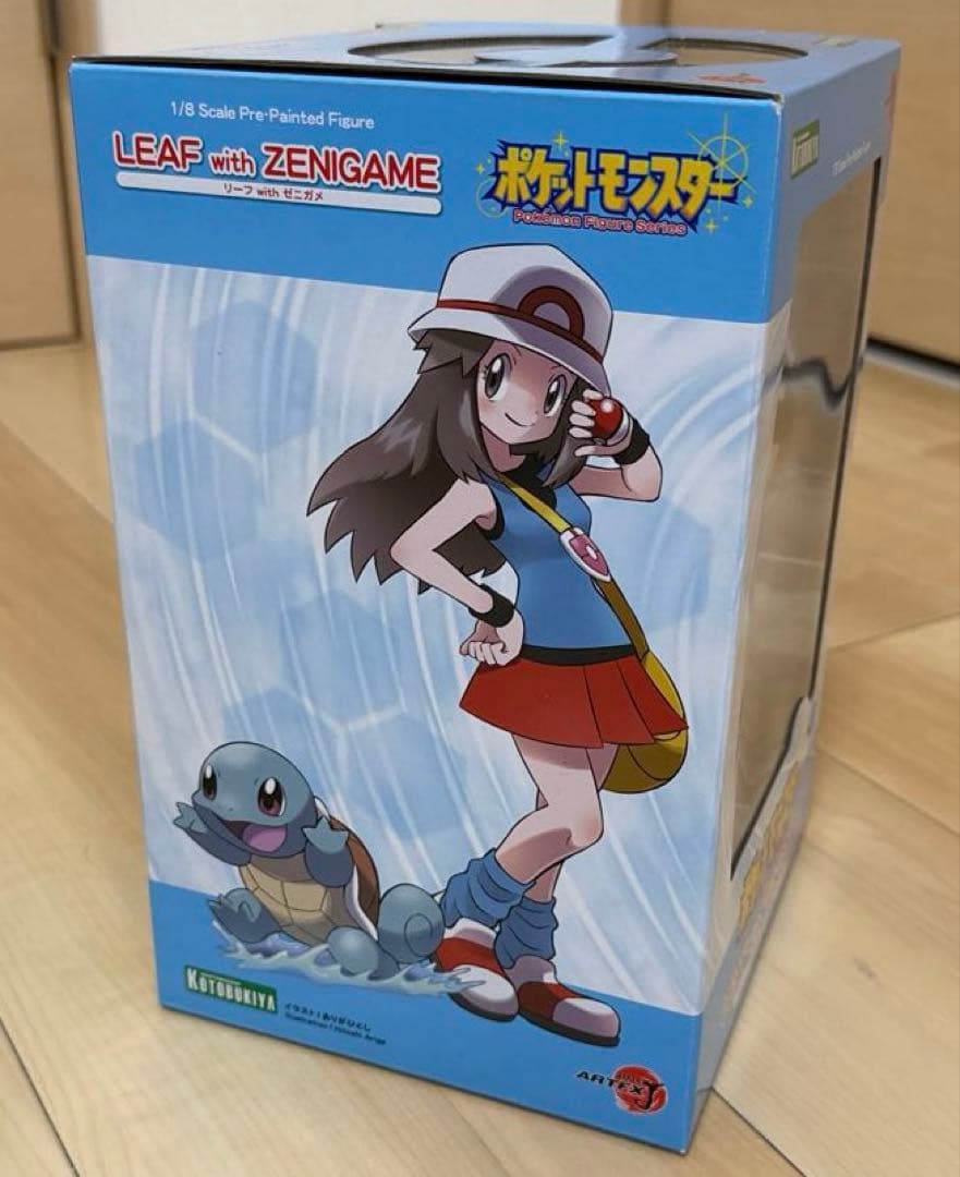 【新品未開封】コトブキヤ ARTFX J リーフ with ゼニガメ フィギュア