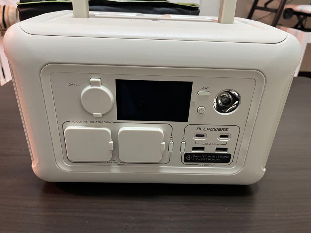 ALLPOWERS R600 ポータブル電源（付属コードにPSEマーク表記有り