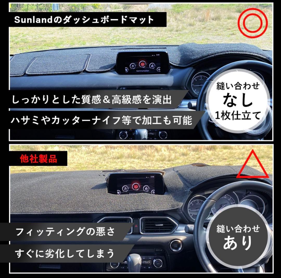 Sunland ダッシュボードマット マツダ CX-5 CX-8 サンランド - メルカリ