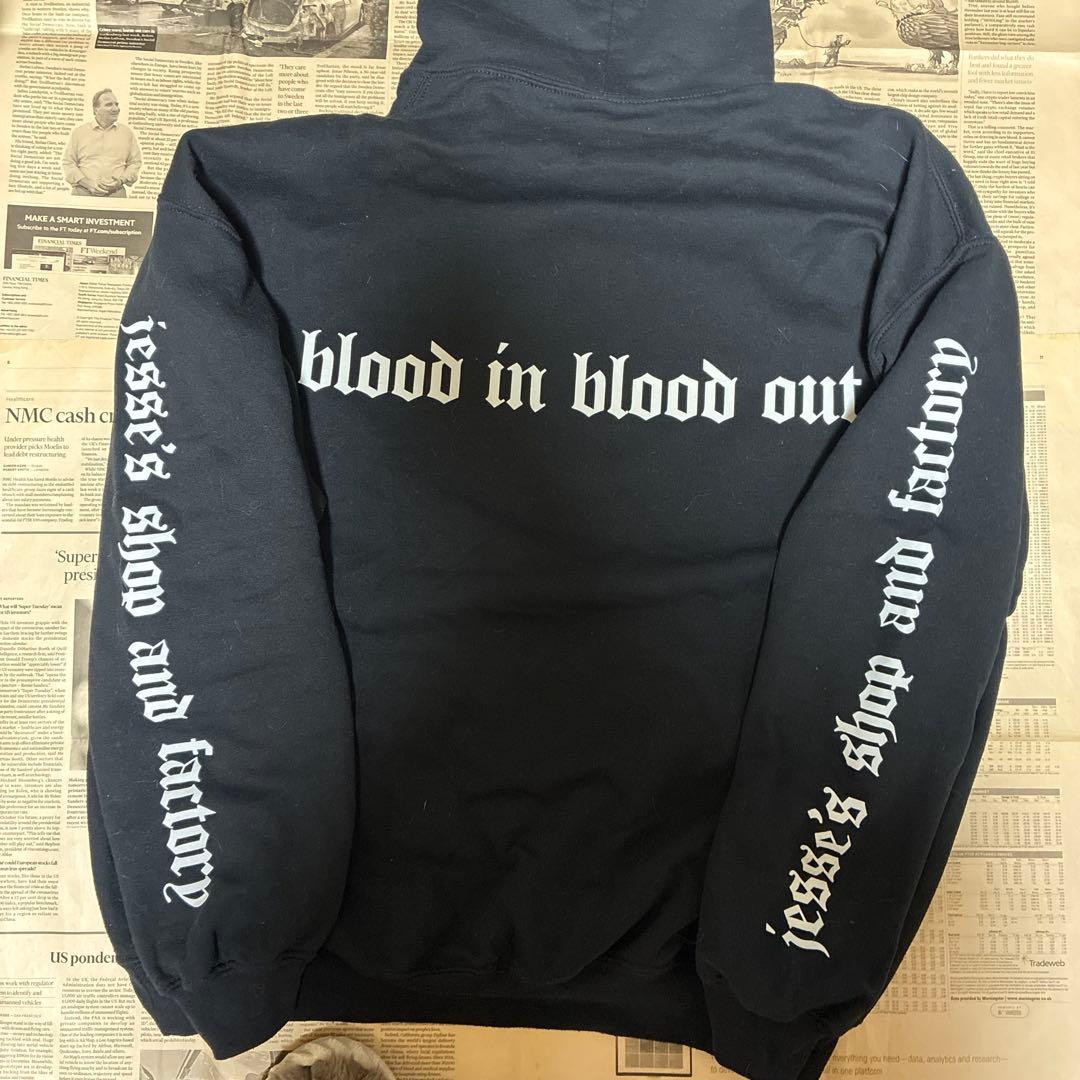 THE BONEZ blood in blood out パーカー XLサイズ