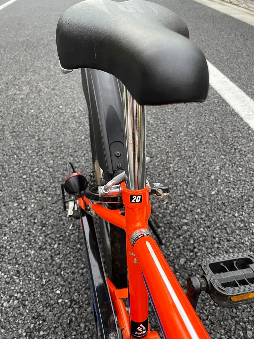 手渡し限定】キッズ自転車 オレンジ 6段変速 20インチ