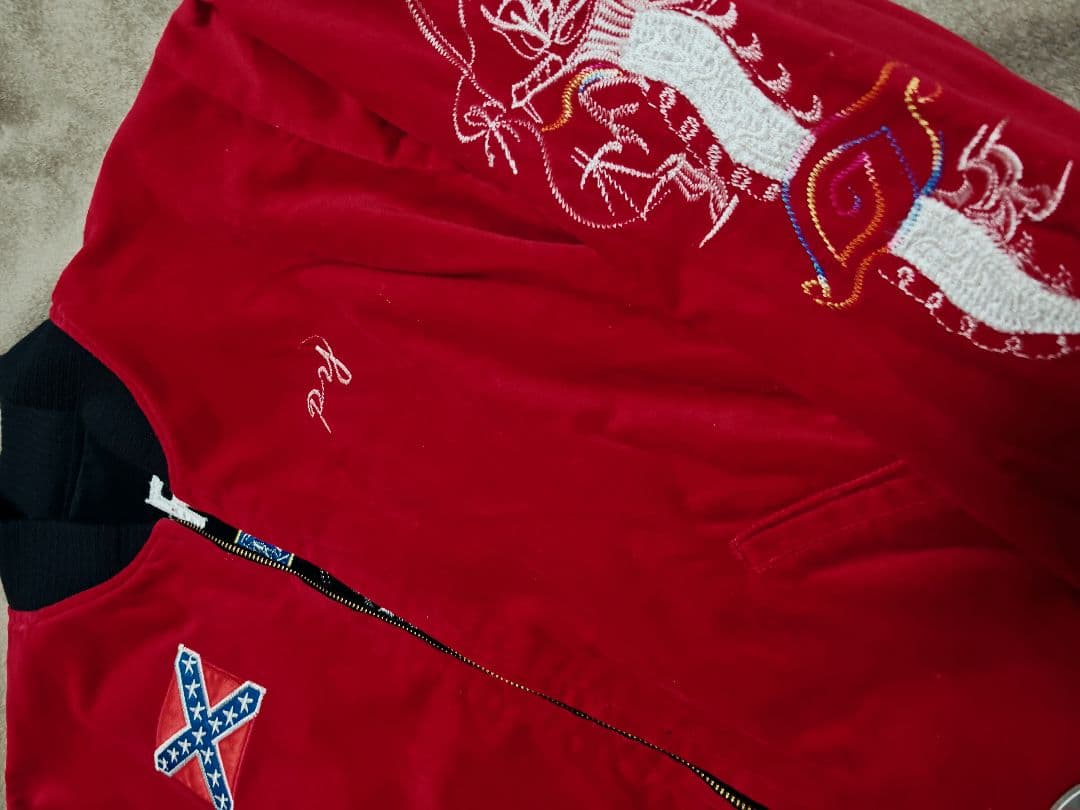 HASHIMOTO SHOKAI 未使用近い 2面用 虎龍 日本限定 スカジャン