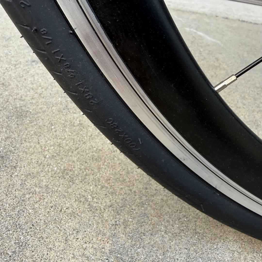 み*ー様 ほぼ新品 クロスバイク ロードバイク 自転車 700c 黒色 大阪