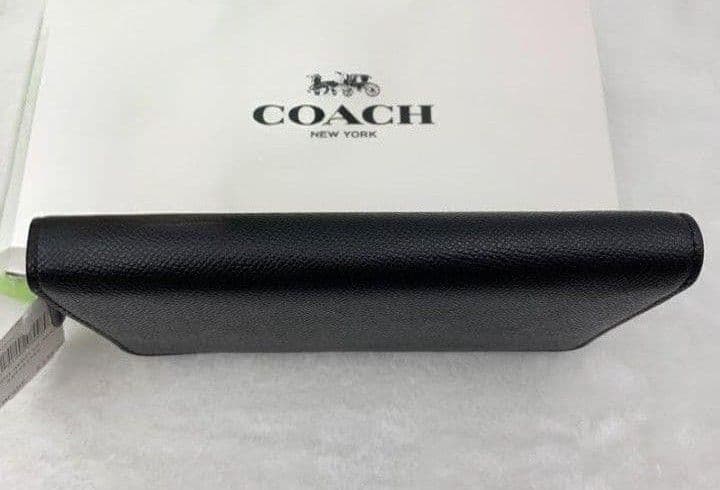 新品未使用コーチ長財布パックマンブラックレディースメンズ送料無料