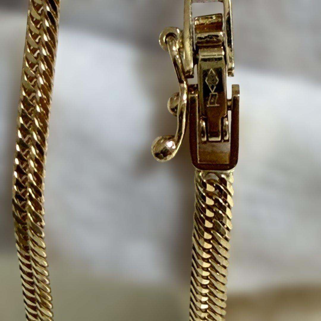 【造幣局検定】K18 喜平ネックレス 12面トリプル 10.3g 50cm