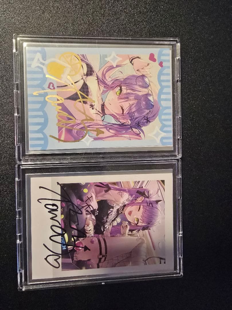 ホロライブ　常闇トワ　直筆サイン、箔押サインまとめ