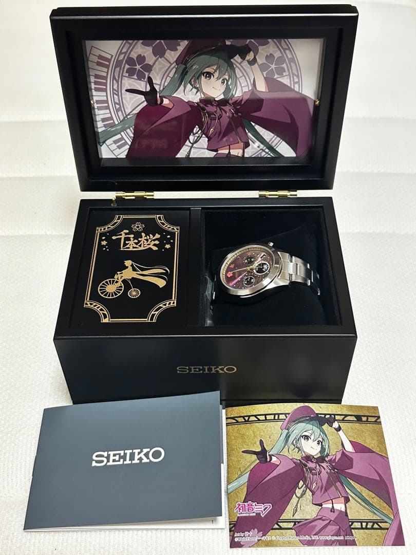 SEIKO 初音ミク 千本桜 セイコー コラボ腕時計 ～オルゴールボックス付き～