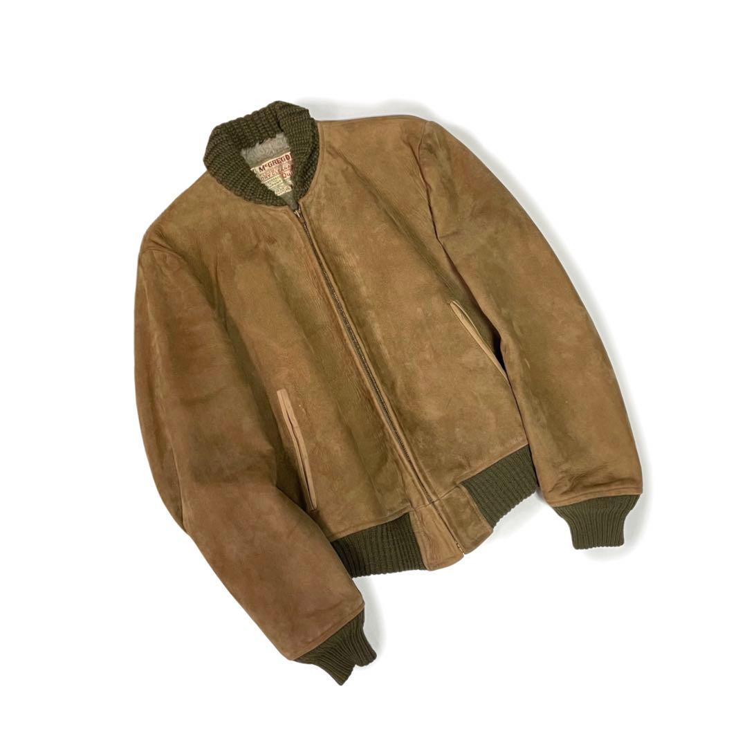 60's McGREGOR USA製 スエードジャケット 裏ボア TALON - メルカリ