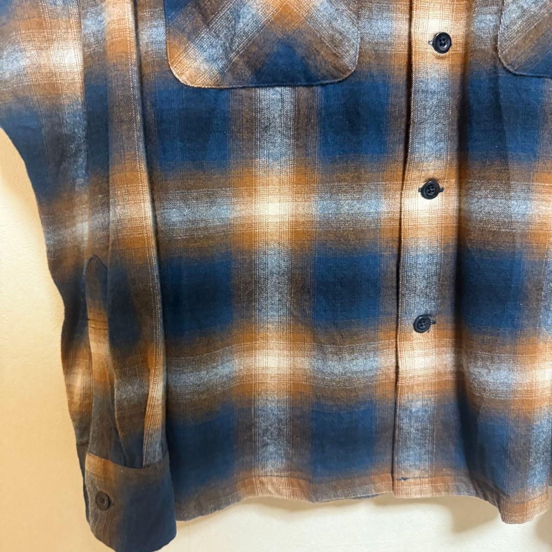Pendleton】オンブレボードシャツ チェック柄ネルシャツGWBOY様専用