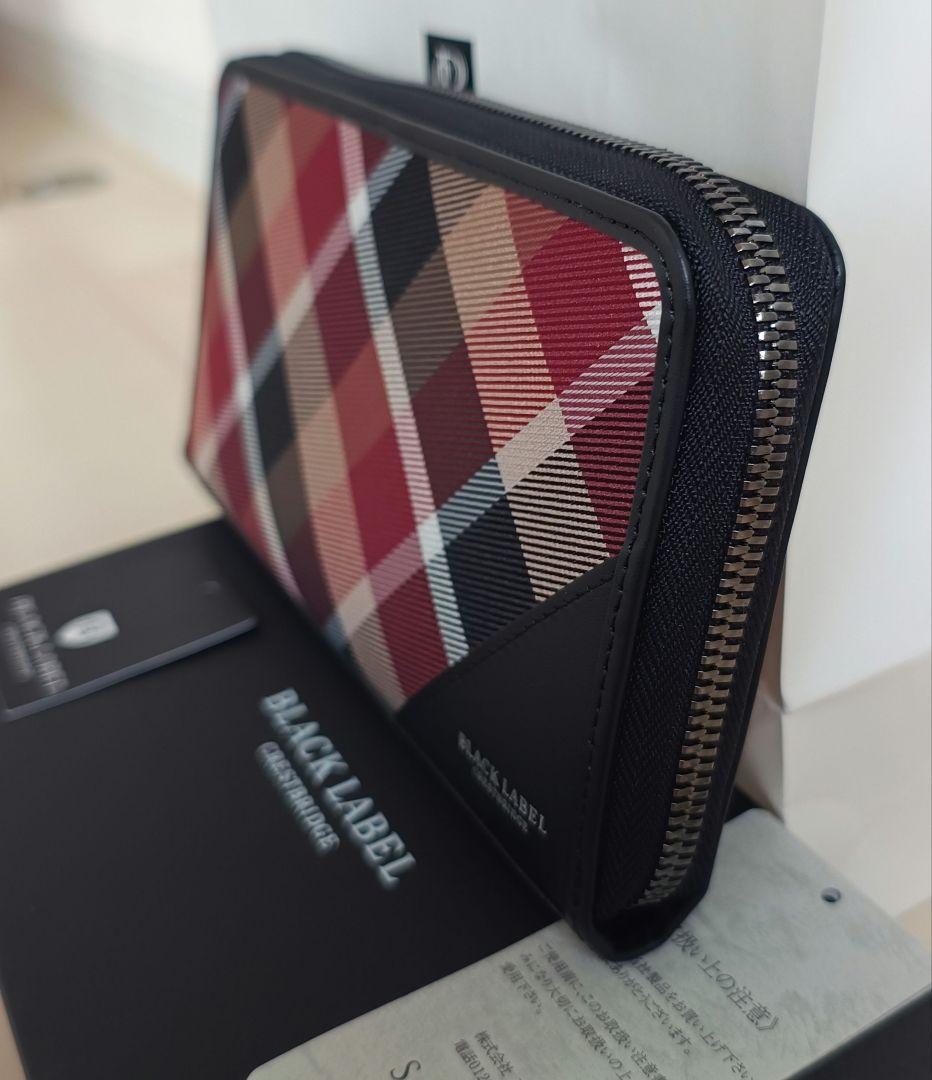 新品ショップ袋付】ブラックレーベル クレストブリッジ ラウンドジップ