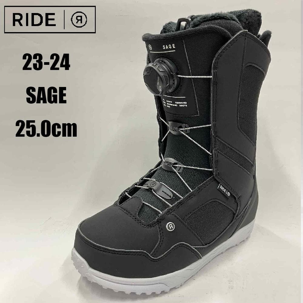 【新品】23-24 RIDE SAGE 25.0cm 女性用スノーボードブーツ