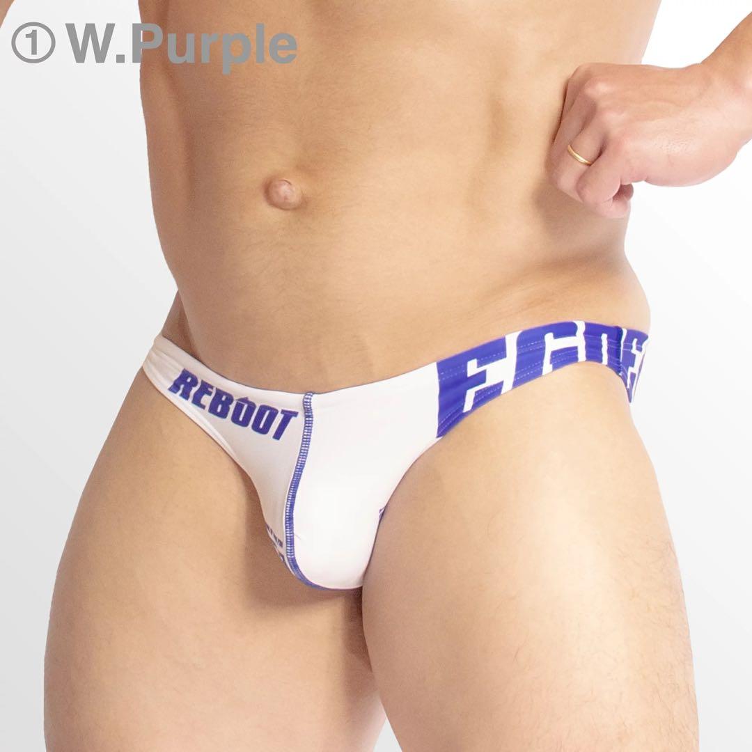 EGDE reboot リブート　スイムウェア　競泳水着　ビキニ　パープル　M