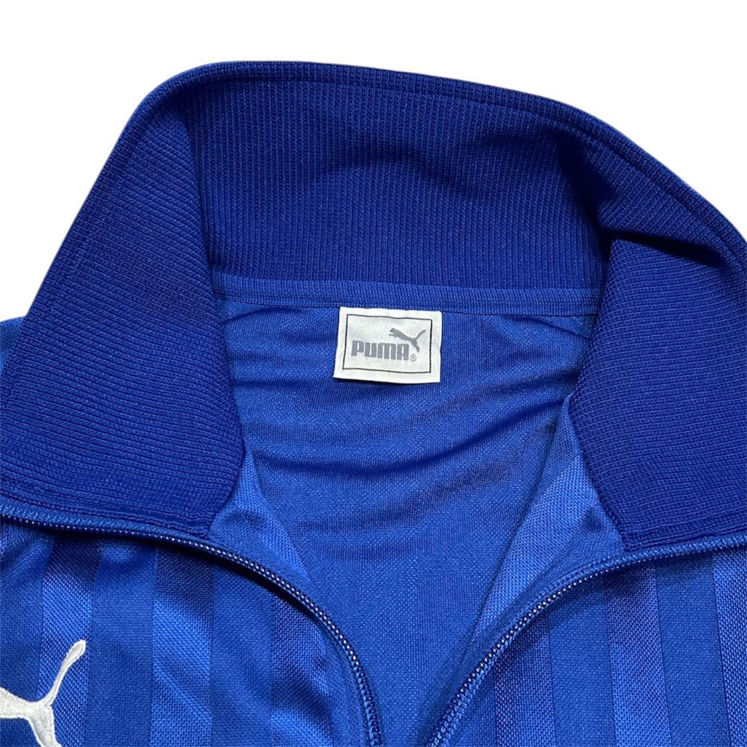 プーマ Puma 青 ストライプ ジャージ M - メルカリ