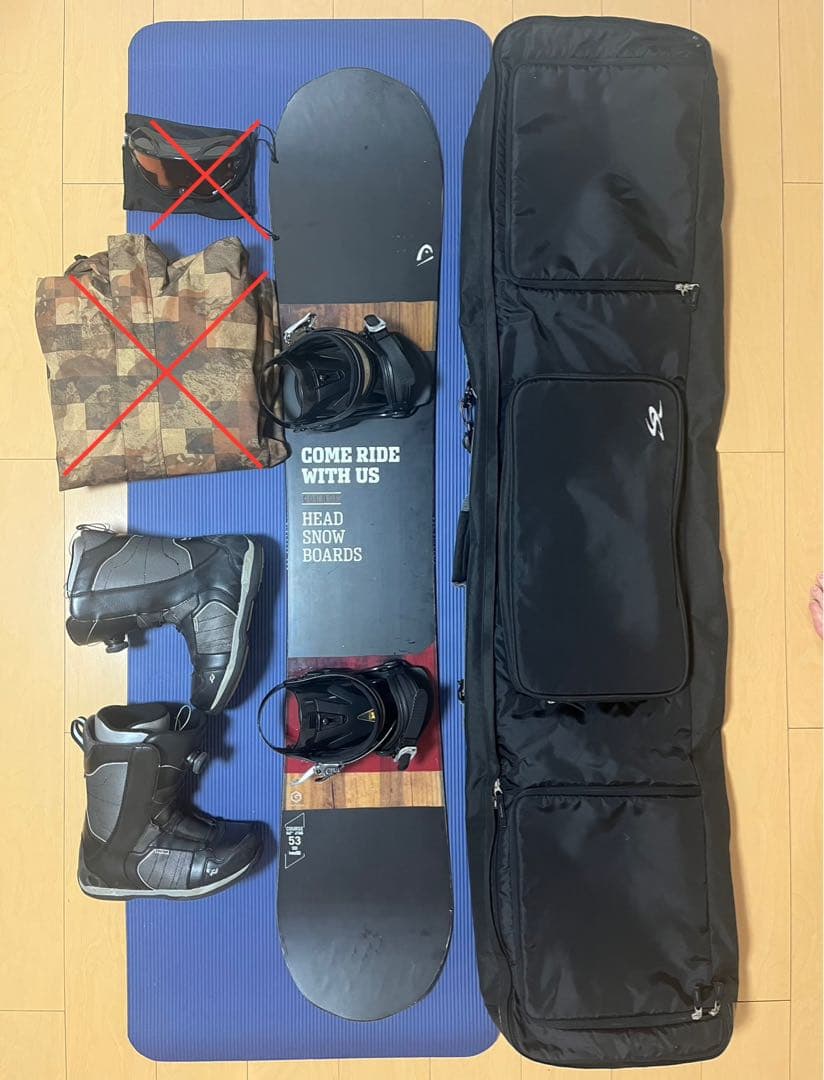 スノーボード【HEAD】4点セット HEAD（ヘッド） 半額以上 2025-2026冬新作 スノーボード 3点セット