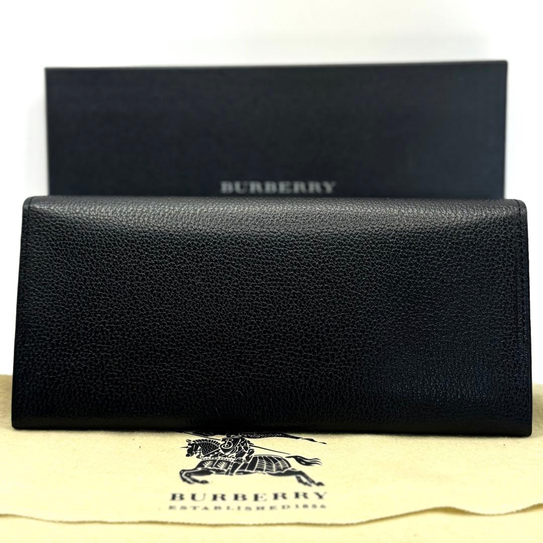 未使用展示品】BURBERRY ロゴ型押し 長財布 ノバチェック 本革 - メルカリ