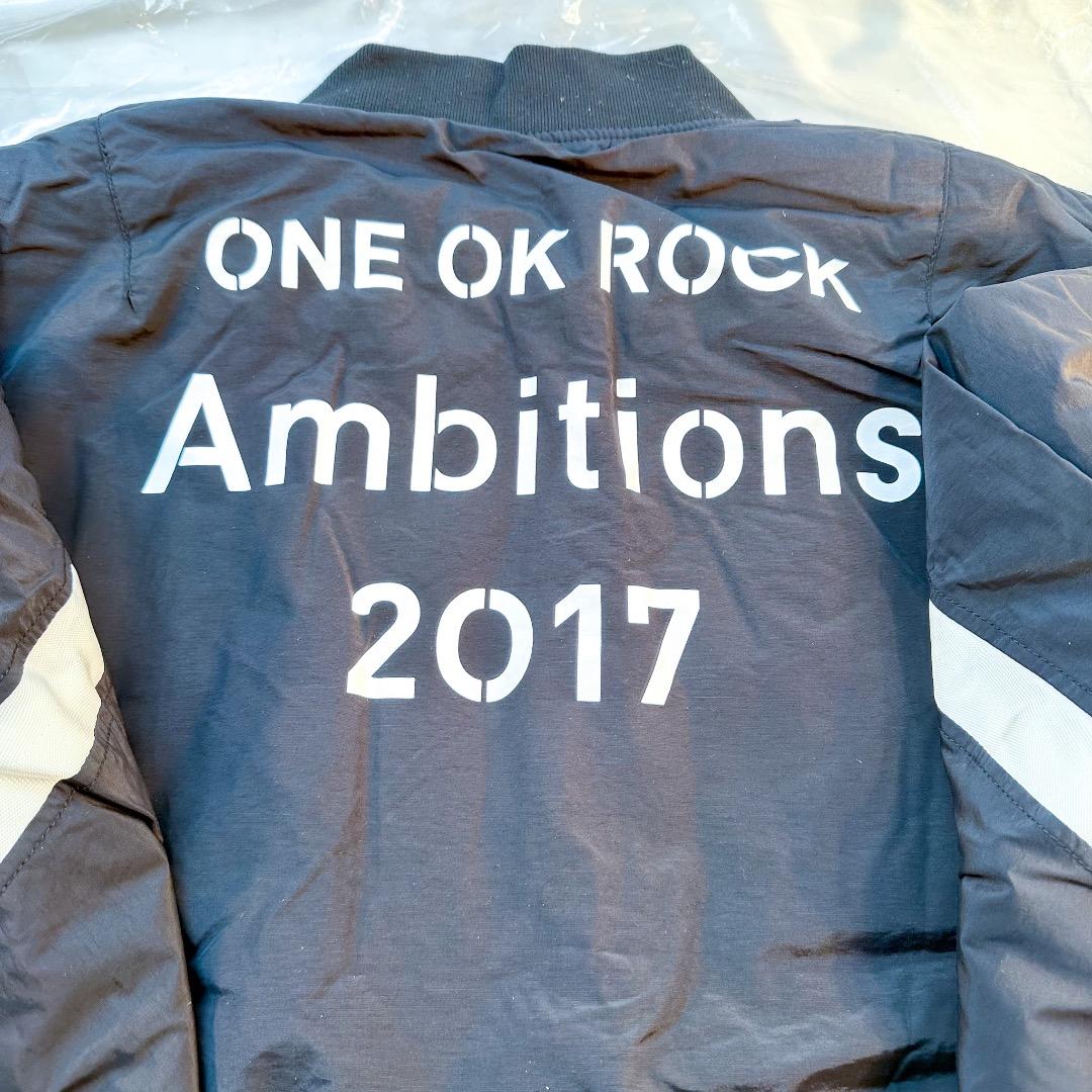 新品　訳あり　ONE OK ROCK ambitions ma-1 Lサイズ