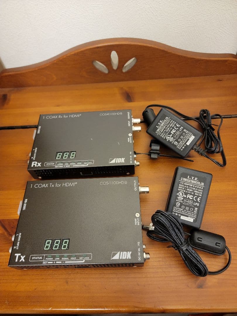 IDK　COS-T100HD-B、COS-R100HD-B　セット COS-R100HD-B HDMI同軸受信器 | 株式会社アイ・ディ・ケイ - ProAV