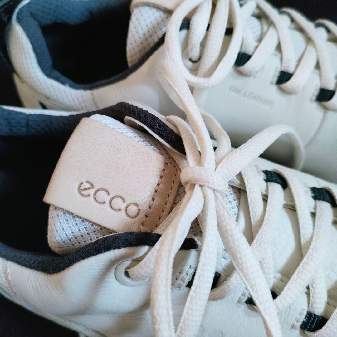美品✨ecco エコー　ゴルフシューズ　39 24.5cm スパイクレス