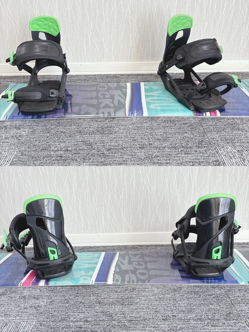 73超豪華❗️IGNIO/HEAD メンズスノーボードセット☆155cm+ビン付