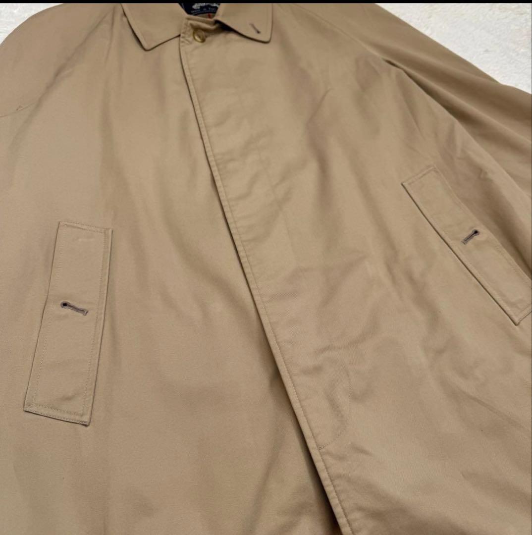 良品】バーバリー ステンカラーコート バルマカーンコート XL ノバ