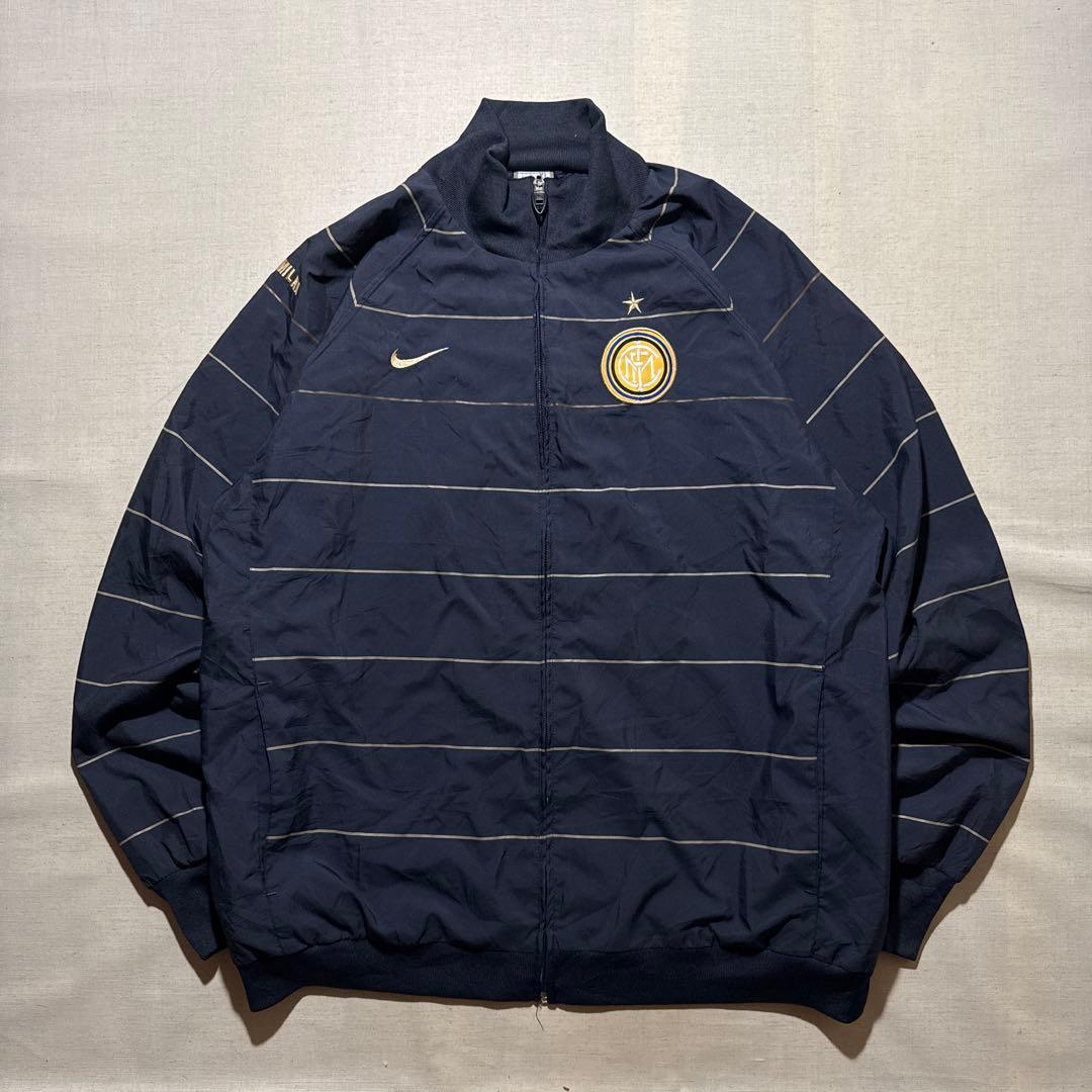 08-09 NIKE インテルミラノ ナイロン ジャケット ブルゾン XL - メルカリ