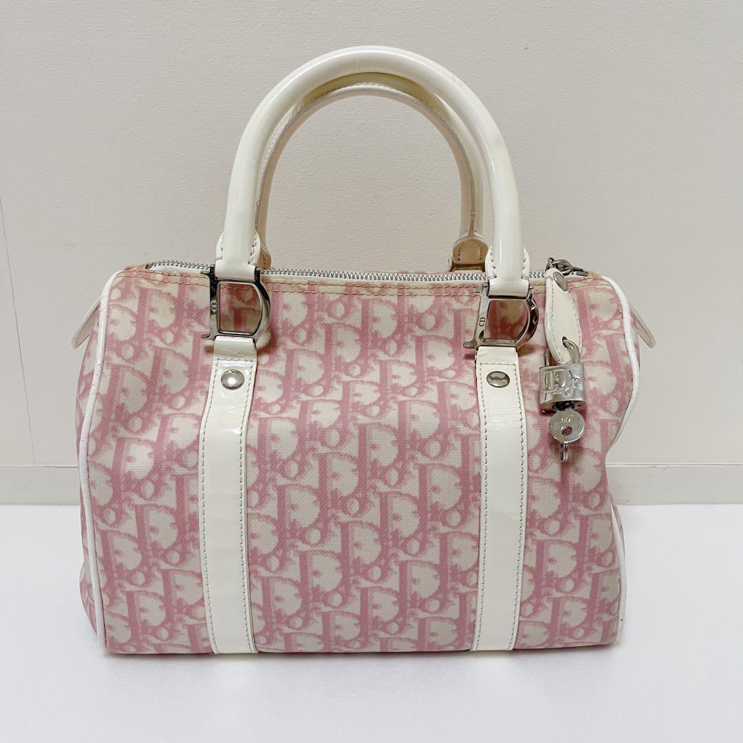 Dior トロッターピンクボストン - メルカリ