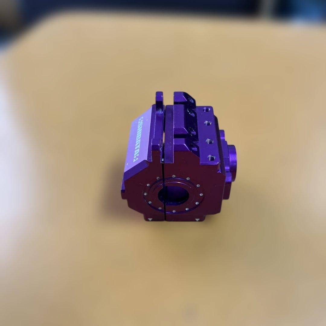 シバタSHIBATA GRK5アルミギヤボックスパープル