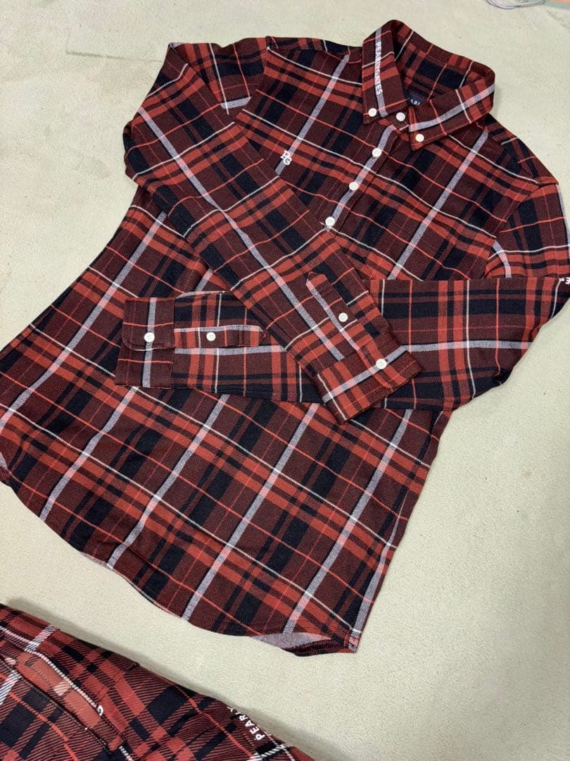 美品）パーリーゲイツ 、グレンチェック柄シリーズ、セットアップ