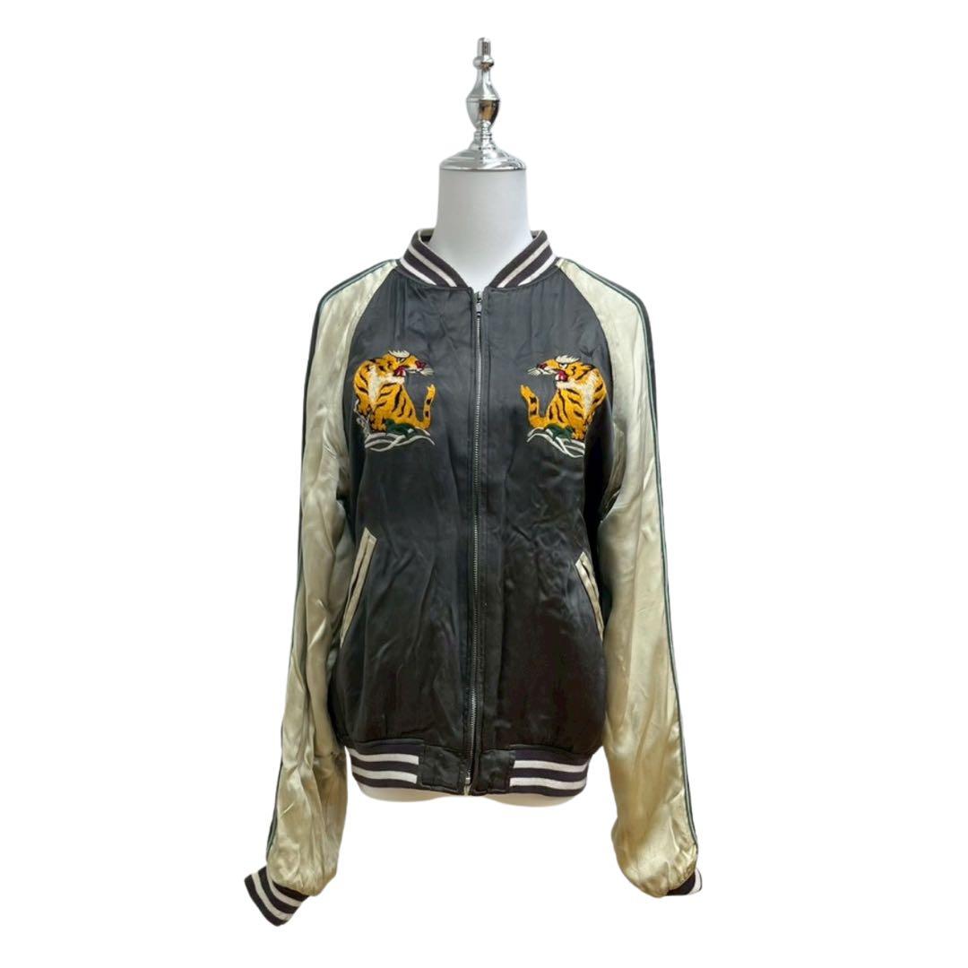 AVIREX リバーシブルスカジャンM虎龍日本地図刺繍 Authentic】 - メルカリ