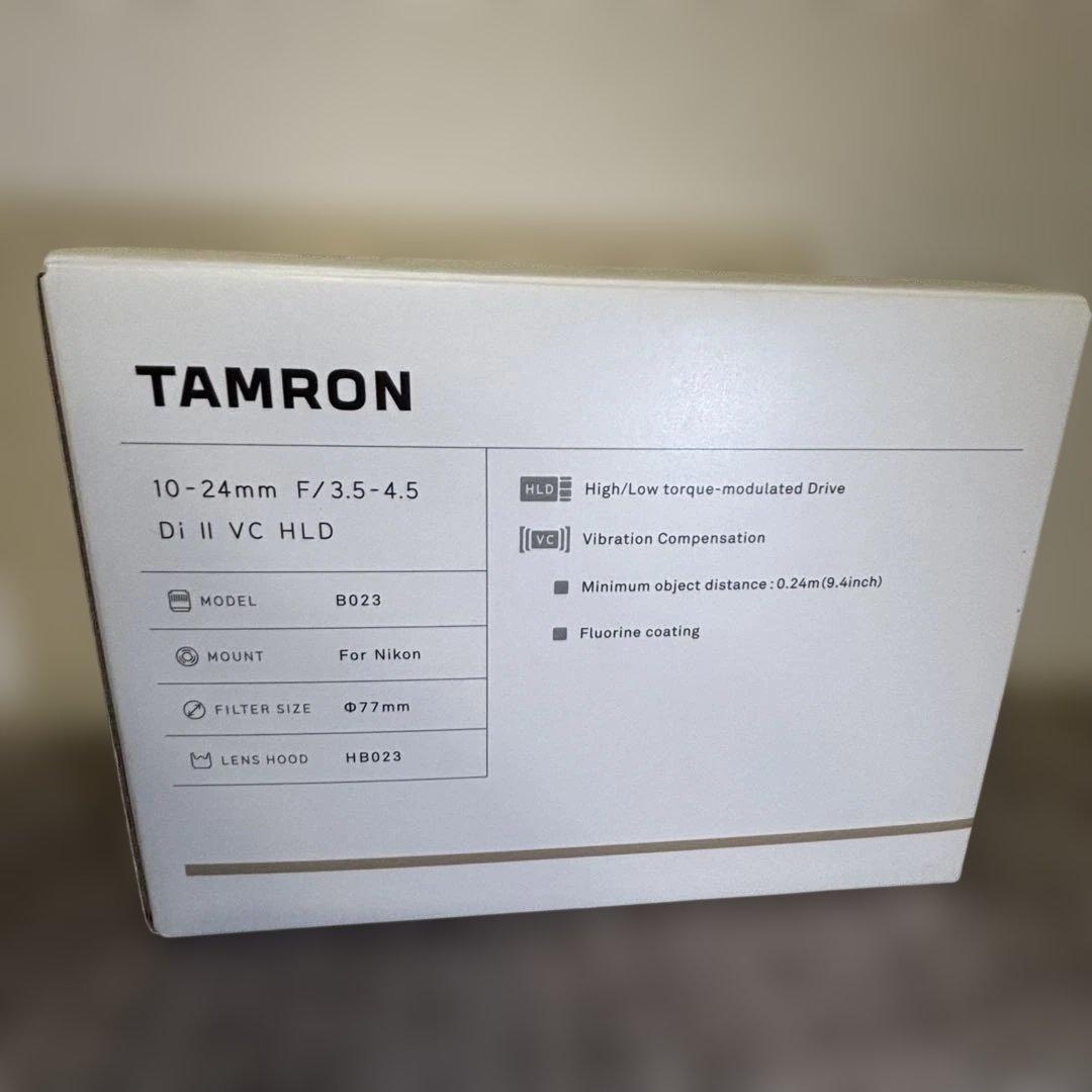 タムロン　10-24mm F/3.5-4.5 Di II VC HLD ニコン