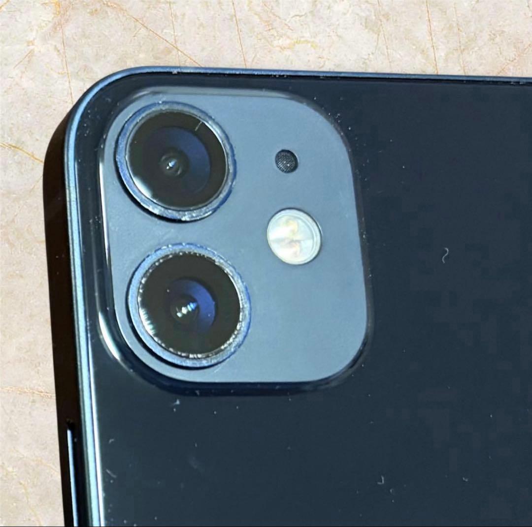 iPhone 12 mini 64GB ブラック 本体 SIMロック解除済 - メルカリ