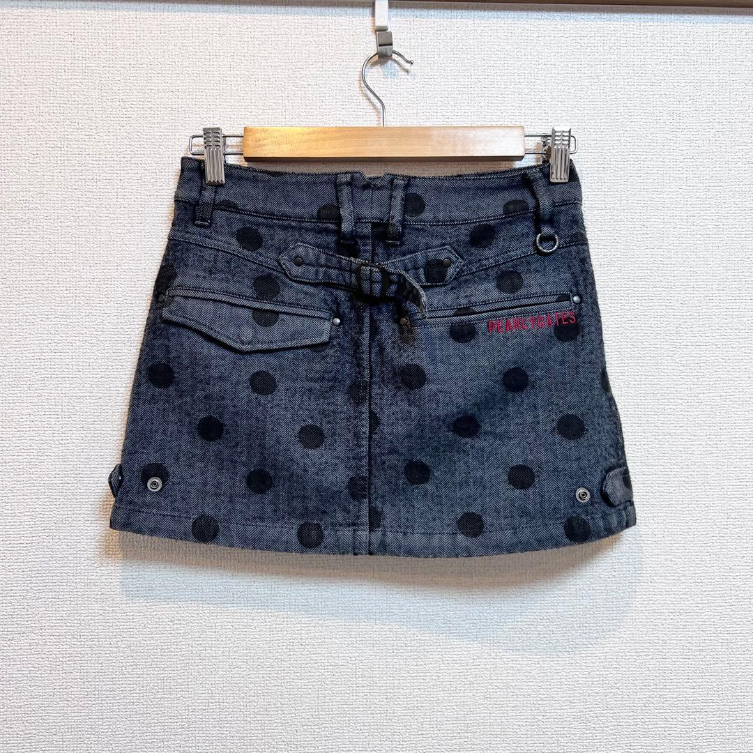 PEARLY GATES パーリーゲイツ ドット スカート ネイビー 0 ゴルフ