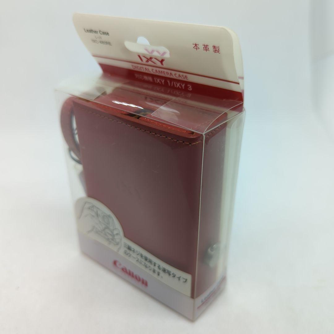 未使用】Canon IXY 1 / IXY 3 専用レザーケース レッド 純正 - メルカリ