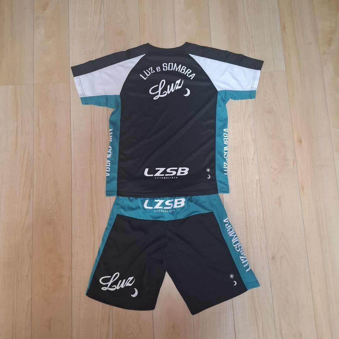 LUZeSOMBRA ジャージ 長袖&半袖 上下セット(ブラックターコイズ