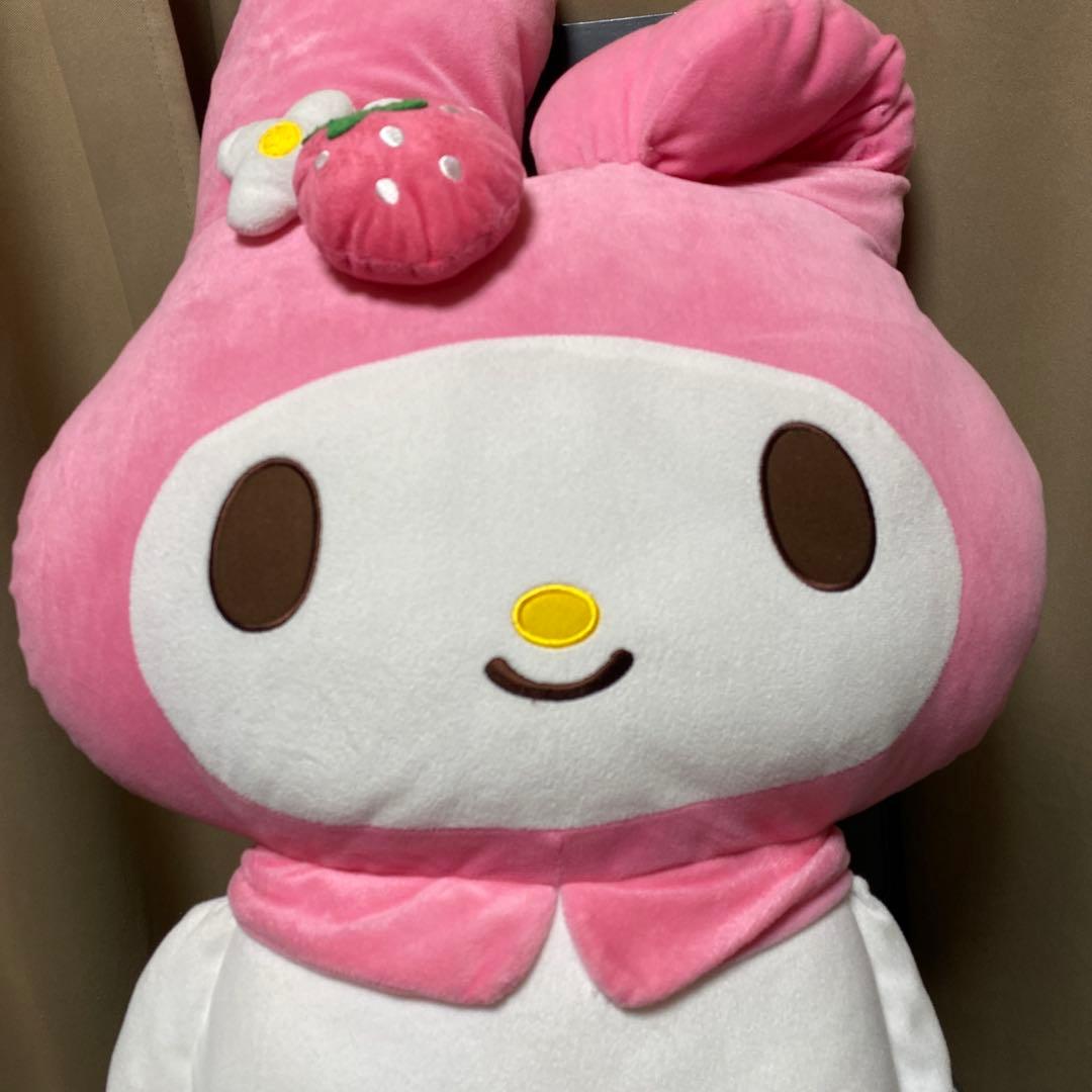 My Melody マイメロ ぬいぐるみ 大きめ いちご付き　サンリオ