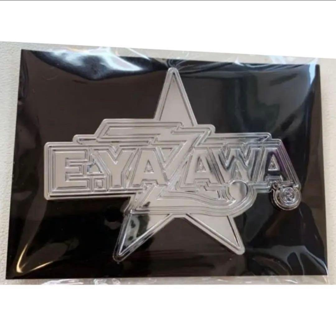 矢沢永吉✦E.YAZAWA✦エンブレムステッカ✦SILVER✦新品✦早い者勝ち！