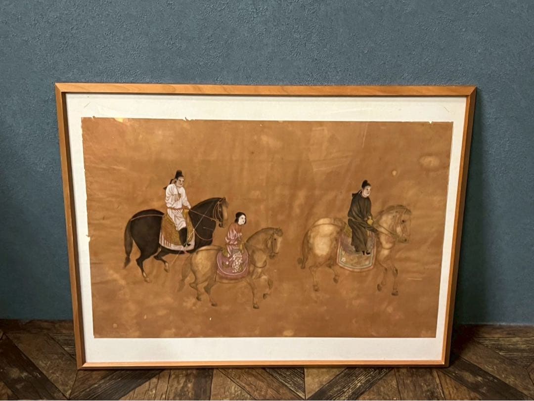 希少 中国 版画 絵画 骨董 アート 虢国夫人遊春図 Amazon.co.jp: 故宮博物院(こきゅうはくぶついん) 蔵図 虢国夫人游春図