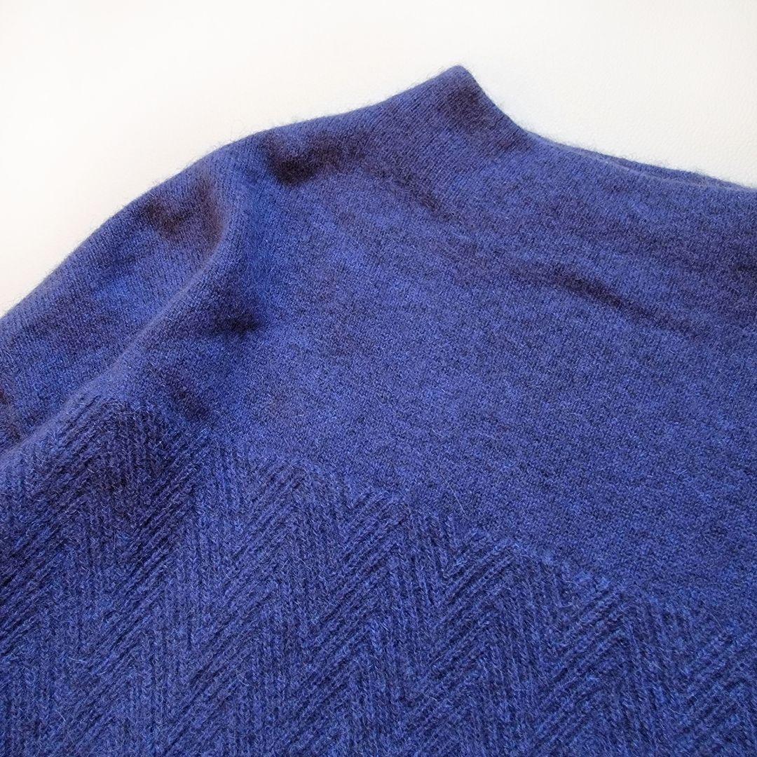 ネイチャーズ○高級ヤク100%♪ミックスカラーが素敵なヘリンボーン柄